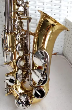 3910727 ARMSTRONG Alto Sax Rig Vint Goldentone Mpc #2