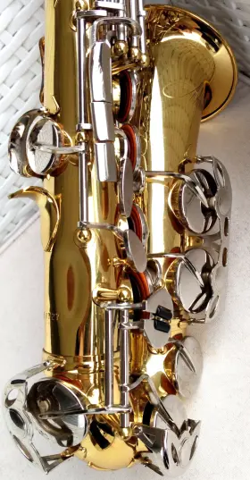 3910727 ARMSTRONG Alto Sax Rig Vint Goldentone Mpc #3