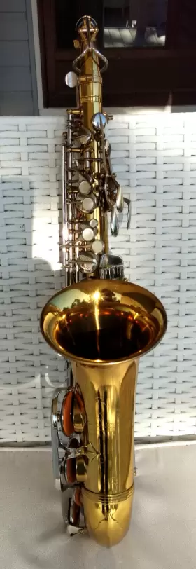 22849 BENETONE/ALFREDO SANTONI Vint Mogar Alto Sax Great #2