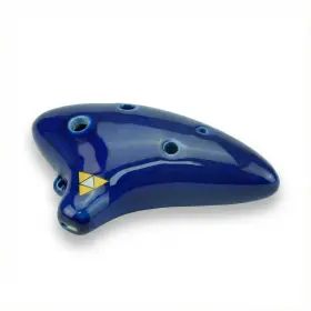 Branded Zd6001 6 Hole Ocarina Of Time Replica Legend Zelda Blue Ceramic Musical Gift