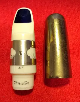 Brilhart 60999 Vintage 1945 Brilly Tonalin 4 Tenor Sax Mpc.w/brass Cap And Lig.- Nice