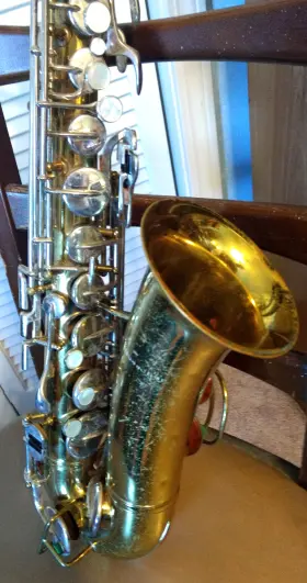 468660 BUESCHER Aristocrat Alto Sax Repair #2
