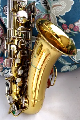 473188 BUESCHER Vint Aristocrat Alto Sax Rig Great #2 473188 BUESCHER Vint Aristocrat Alto Sax Rig Great #2