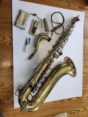 Buescher 86124 Antique 1921 Elkhart By 30a Saxophone