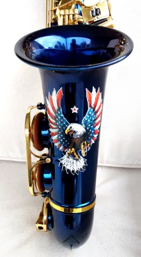 H15050635 CECILIO Patriotic Mendini Keys Alto Sax