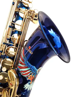 H16228 CECILIO Patriotic Tenor Sax Rig Rico Mpc Bold Sound
