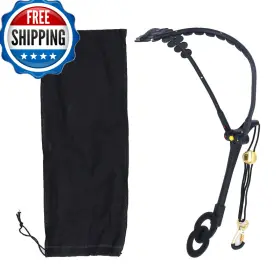 Cysfetena B0fb33sx85 Adjustable Saxophone Neck Strap Double Shoulder Harness 360 Swivel