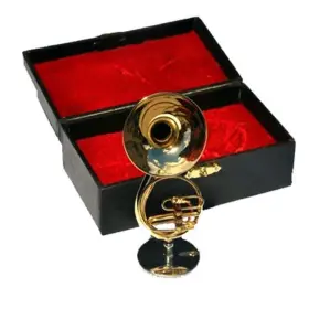 Diadem 396310287579 Sousaphone Miniature Models 2.56 Inch 6.5 Cm Mini Musical Instrument