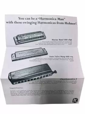 2209 ECHO Hohner Harmonica West Music Book #3