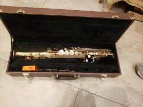 368GL EM WINSTON Suprano Saxaphone Velvet Mother Pearl Keys