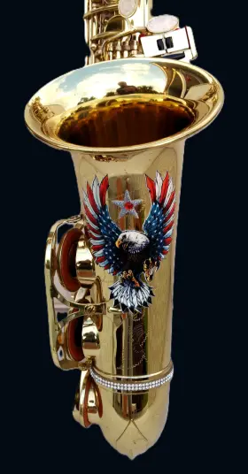16050916 ETUDE Patriotic Alto Sax Rowetter Mpc Bag