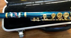 38053605 GREAT Patiotic Turquoise Flute Rig #3