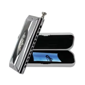 HARMO-ANGEL-12-D HARMO Chromatic Harmonica Key Hole Mouth