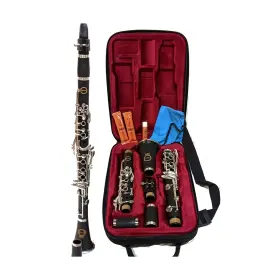 Herche 725792562269 Clarinet Bb Superior X5 - Upgraded Educator Approved Intermediate Free