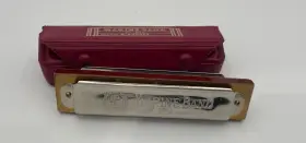 Hohner M36401 M. Marine Band Harmonica No. 364 Vintage 12-hole Key Of C With Case