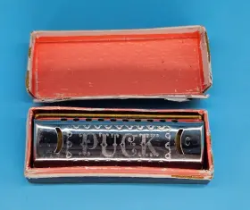 M55001 HOHNER Mini Harmonica Puck Tone Riginal Box M55001 HOHNER Mini Harmonica Puck Tone Riginal Box