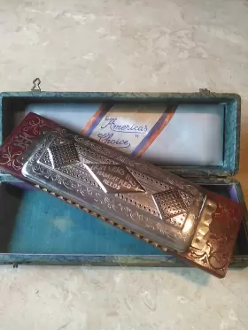 NO.46 HOHNER Tremolo Concert Harp Hammered Reeds Box #3 NO.46 HOHNER Tremolo Concert Harp Hammered Reeds Box #3