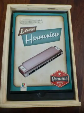 Hohner Orchester1 #7 Learn Harmonica Book With Swan Key C In Wood Box Hohner Orchester1 #7 Learn Harmonica Book With Swan Key C In Wood Box