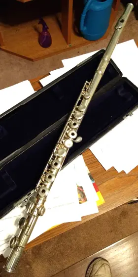 H59549 JUPITER Holesilver Flute Further Adjustment Playable H59549 JUPITER Holesilver Flute Further Adjustment Playable