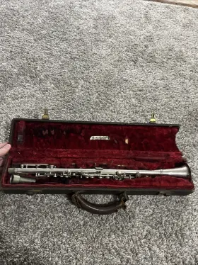 Madelon M3898 Vintage Bb Clarinet Metal With Original Protective Case