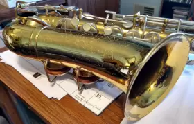 313381 MARTIN Elkhart Imperial Alto Sax Repair Neck #2 313381 MARTIN Elkhart Imperial Alto Sax Repair Neck #2