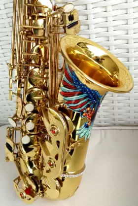 19101300 MENDINI Patriotic Cecilio Alto Sax Bag Ag Mpc Go