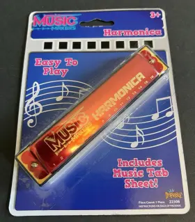 Music Makers 076666223084 New Toy Harmonica. Easy To Play Includes Tab Sheet Sealed Music Makers 076666223084 New Toy Harmonica. Easy To Play Includes Tab Sheet Sealed