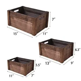 788185226797 N-C Farmhouse Antique Wooden Storage #3