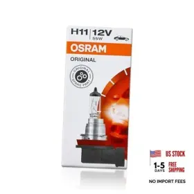 Osram Os64211l H11 64211l Dot Original Standard Halogen Bulb 12v 55w 3800k Pgj19-2 Made In Osram Os64211l H11 64211l Dot Original Standard Halogen Bulb 12v 55w 3800k Pgj19-2 Made In
