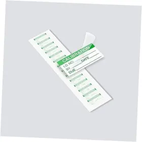 Qclabels Qc-125-sl100-ca-sl-0.5x1-d1 Mini Self-laminating Calibration Labels 210 Labels/pack 0.5 Inch X 1 Self