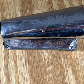 201454 RAUNER Antique Harmonica Master Megaphone Resonator #2