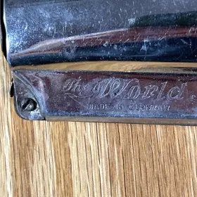 201454 RAUNER Antique Harmonica Master Megaphone Resonator #3