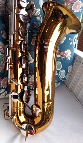 447309 SELMER Vint Bundy Label Tenor Sax Rico Mpc #3