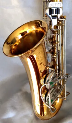 Selmer 588175 Vintage 1972 Bundy Alto Sax Without Rig.case And Geo.m.bundy 3 Mpc. - A Beauty