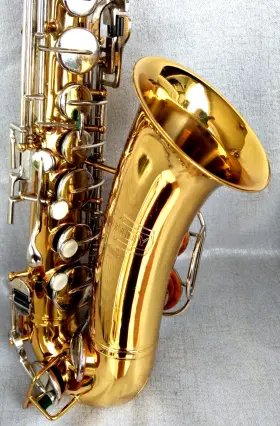 620797 SELMER Vint Bundy Alto Sax Rig Goldentone Mpc Great 620797 SELMER Vint Bundy Alto Sax Rig Goldentone Mpc Great