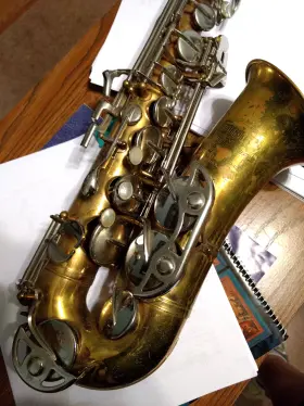 776698 SELMER Bundy Alto Sax Body Repair Neck