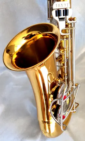 Selmer Bundy 589200 Vint. 1973 Gold/silver Alto Sax With Case And Ll Mpc.- Great Shape