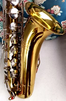 473685 SILVERTONE Vint Buescher Selmer Tenor Sax Mpc #2