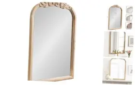 226326 UNIEK Arendahl Wall Mirror Wood Natural 226326 UNIEK Arendahl Wall Mirror Wood Natural