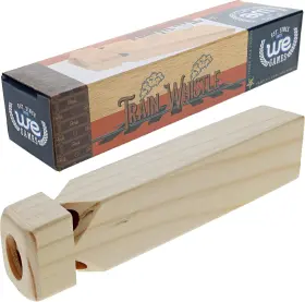 50-0003 WE GAMES Fashion Wooden Train Whistle