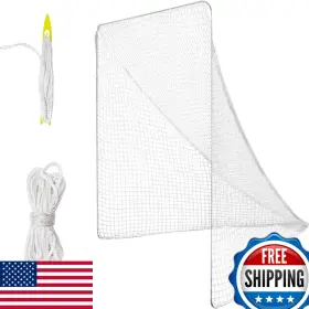 Wiseek B0d4lsp4l8 Lacrosse 6mm Heavy Duty 6x6x7 Goal Net 1x Installation Tool And 2x49ft