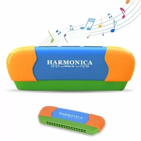 768484577301 ZKOOER Harmonica Key Hole Blues Mouth Organ Kids