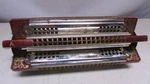 Vintage Hohner Germany Sextet Harmonica 1893-1900 A,b,f,c,g,d. Fixed Price $295.00.