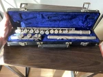 Vintage Artley Symphony Flute Elkhart Indiana Serial 25722 W/ Case. Fixed Price $79.99.