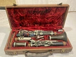 Vtg Carl Fischer Inc Clarinet W Original Case Mouthpieces Cork Grease Brush. Fixed Price $79.99.