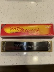 Vintage Flying Eagle Harmonica Mouth Harp 16 Holes. Fixed Price $24.95.