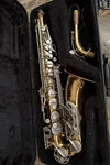 King Empire 665 Alto Saxophone W/ Hard Case With Extras. Fixed Price $325.00.