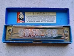 Vintage M. Hohner Harmonica School Band 1816 T Tone Key Of C With Original Box. Fixed Price $59.95.