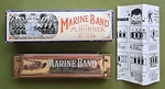 Vtg M. Hohner Marine Band A440 Harmonica No. 1896 Key D W/ Box Germany. Fixed Price $29.99.