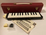 Hohner Melodica Piano 26 W/case Made In Germany Two Mouthpieces Instructions. Fixed Price $79.95.